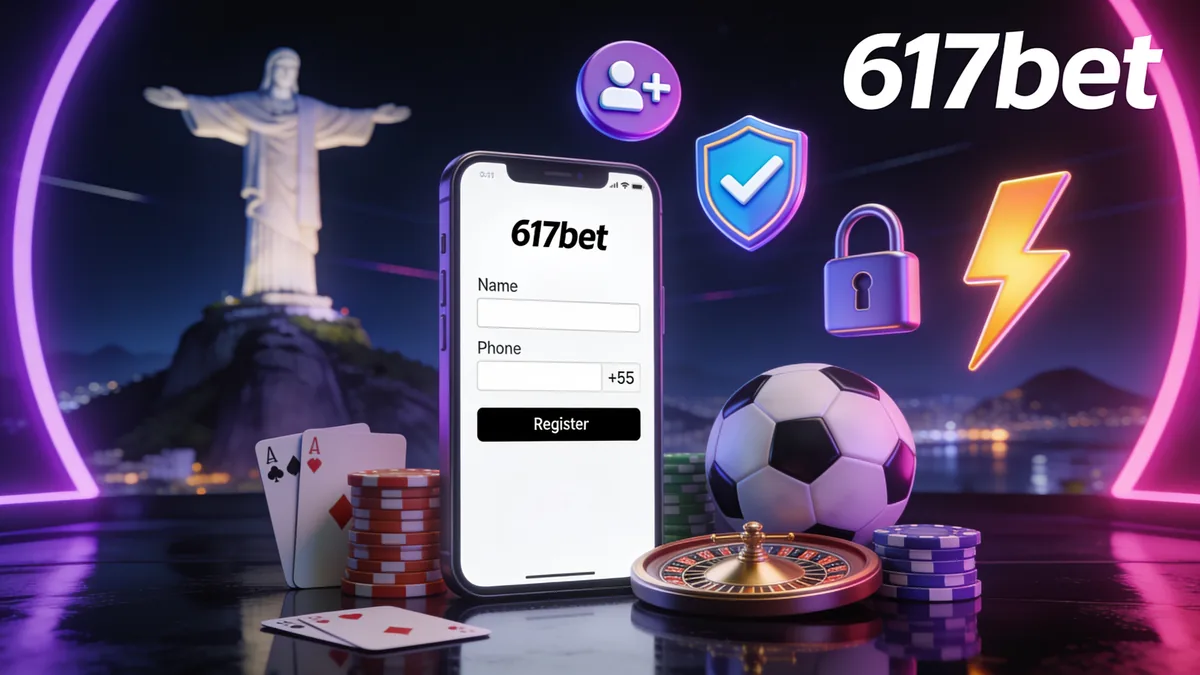 617bet no Brasil — Como fazer o cadastro na 617bet?